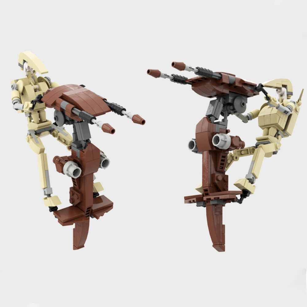 LEGO MOC FREE Star Wars STAP Speeder Building Instructions by