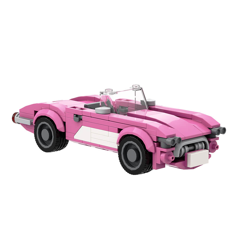 Barbie Pink 1956 Car MOC Building Block Bricks MocPixel mocpixel