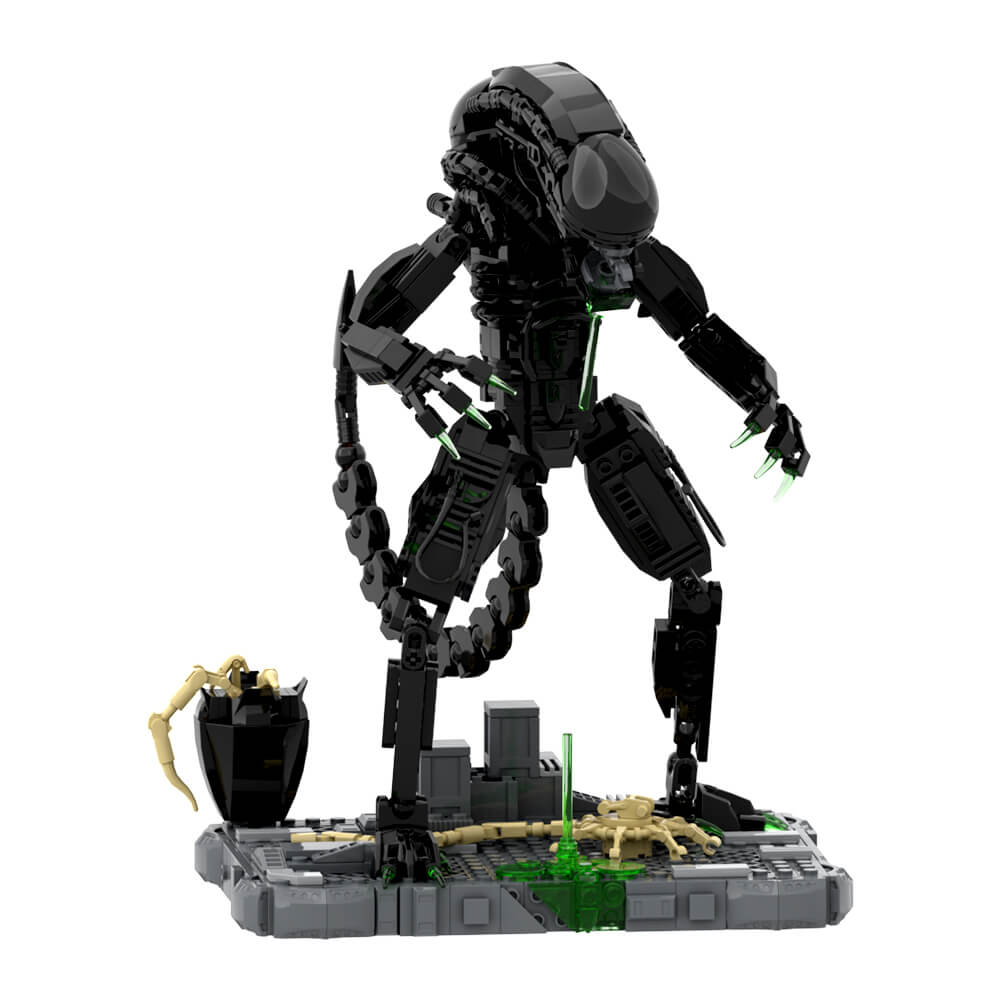 670PCS Alien Xenomorph - V2 MOC Building Block Bricks |MocPixel – mocpixel