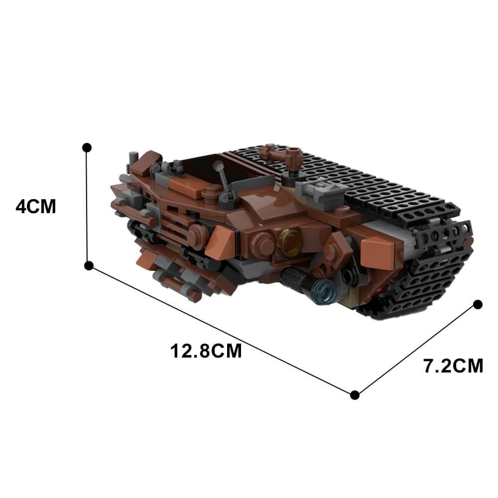 203PCS MOC 100953 Jawa s Speeder MOC Building Block Bricks mocpixel