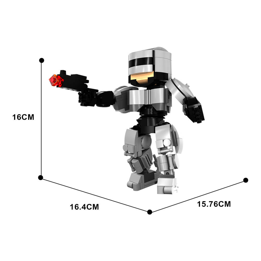 Biochemical Robot Brickheadz/ Man MOC Building Block Bricks – mocpixel